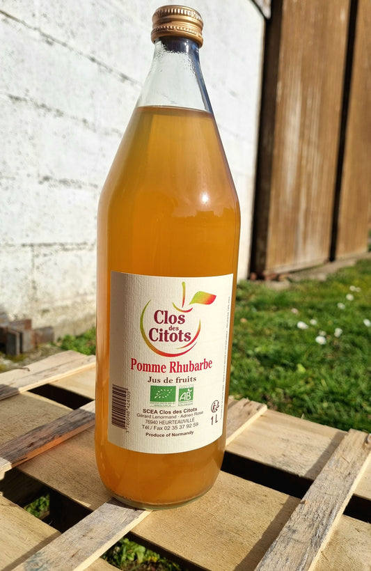 Jus de pomme / Rhubarbe