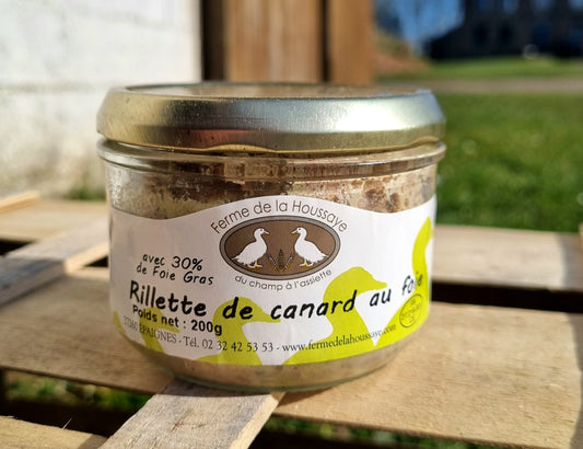 Rillettes de canard au foie gras